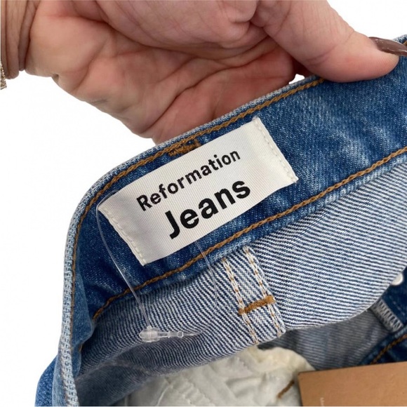Reformation Straight Jeans,Size 26 - Picture 3 of 5